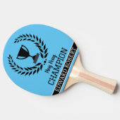 Raquette De Ping Pong Nom personnalisé du champion de ping pong Typograp (Côté)