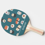 Raquette De Ping Pong Nom personnalisé du Sushi (Côté)