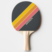 Raquette De Ping Pong Nom personnalisé rétroactif (Dos)