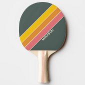 Raquette De Ping Pong Nom personnalisé rétroactif (Dos)