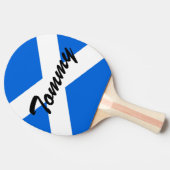 Raquette De Ping Pong Nom personnalisé Scottish Flag ppt (Côté)