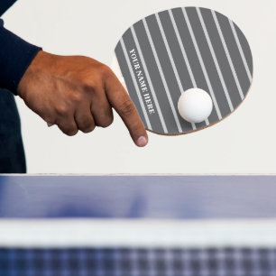 RAQUETTE DE PING PONG NOM PERSONNALISÉ SIMPLE ÉLÉGANT MODERNE CLASSIQUE