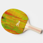 Raquette De Ping Pong Nom personnalisé surface peinte (Côté)