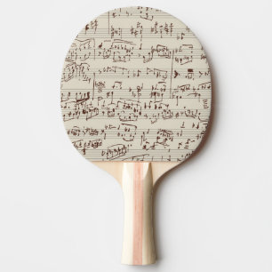 Raquette De Ping Pong Notes de musique