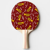 Raquette De Ping Pong *Notes de musique Baritone Marching (Dos)