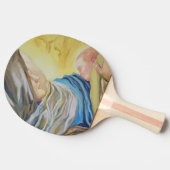 Raquette De Ping Pong Notre Dame du Silence tenant le bébé Jésus (Côté)