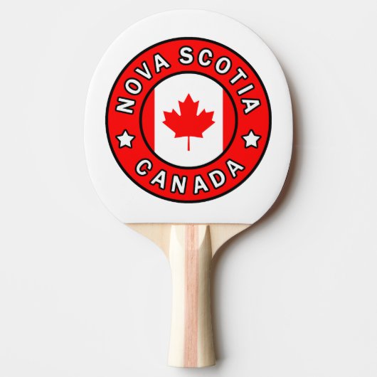 Raquette De Ping Pong Nouvelle-Écosse Canada (Devant)