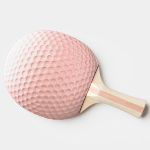 Raquette De Ping Pong Novelty Pink Golf Ball