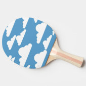 RAQUETTE DE PING PONG NUAGES BLANCS (Côté)