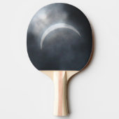 Raquette De Ping Pong Nuages éffrayants de tempête Eclipse 2017 (Dos)