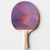 Raquette De Ping Pong Nuages roses bleus (Dos)