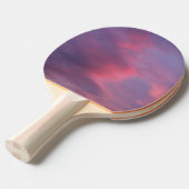 Raquette De Ping Pong Nuages roses bleus (Devant Angle)