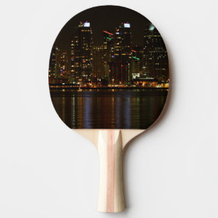 Raquette De Ping Pong Nuit d'horizon de San Diego