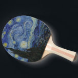 Raquette De Ping Pong Nuit étoilée par Vincent Van Gogh<br><div class="desc">Une des peintures les plus célèbres de Vincent Van Gogh. Starry Night est une belle huile bleue sur toile peinte par Van Gogh et c'est la plus haute qualité disponible sur Zazzle afin que vous puissiez vous attendre à des résultats d'impression de haute qualité. Disponible sur de nombreux cadeaux, coques...</div>