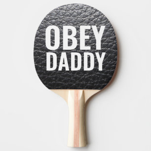 RAQUETTE DE PING PONG OBEY DADDY LEATHER-L00K