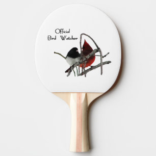 Raquette De Ping Pong Observateur d'oiseaux officiel