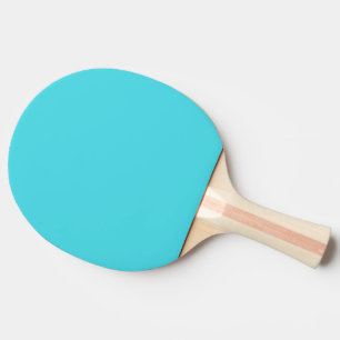 Raquette De Ping Pong Océan bleu aqua couleur uni