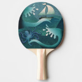 Raquette De Ping Pong Océan orageux (Devant)