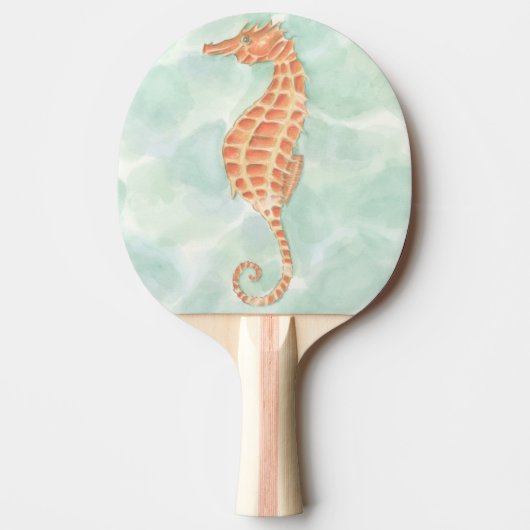 Raquette De Ping Pong Ocean Orange Seahorse (Devant)