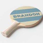 Raquette De Ping Pong Ocean Trois Gras Gras avec le nom (Devant Angle)