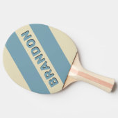 Raquette De Ping Pong Ocean Trois Gras Gras avec le nom (Côté)