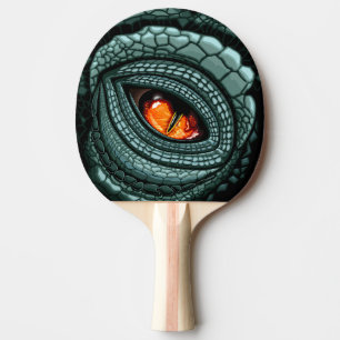 Raquette De Ping Pong Œil de prédateur reptile primitif