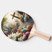 Raquette De Ping Pong OEuf de Pâques/Lilly (Côté)