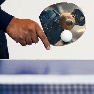 Raquette De Ping Pong Officier Capybara : Garder la paix,