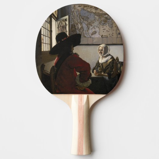 Raquette De Ping Pong Officier et fille riante (Devant)