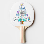Raquette De Ping Pong Oh Chimie, Oh Arbre Chimiste (Dos)
