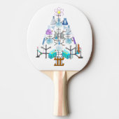 Raquette De Ping Pong Oh Chimie, Oh Arbre Chimiste (Devant)