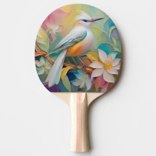 Raquette De Ping Pong Oiseau Fantastique à Dos Doré Touffu