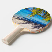 Raquette De Ping Pong Ombres sur la plage (Devant Angle)