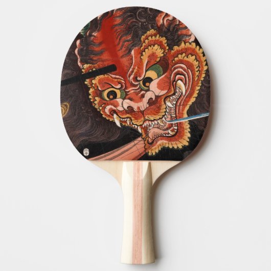 Raquette De Ping Pong Oni et Samurai (Devant)