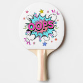 Raquette De Ping Pong Oops Pop Art Explosion (Devant)