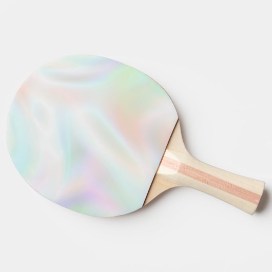Raquette De Ping Pong Opale Perle Arc-en-ciel Iridescent (Côté)