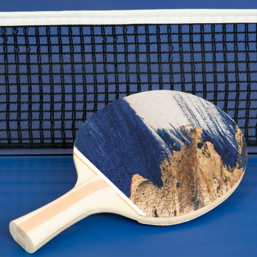 Raquette De Ping Pong Or Élitaire : Élégance Abstraite (Insitu)