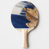 Raquette De Ping Pong Or Élitaire : Élégance Abstraite (Devant)