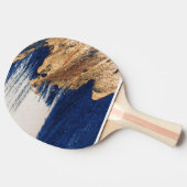 Raquette De Ping Pong Or Élitaire : Élégance Abstraite (Côté)