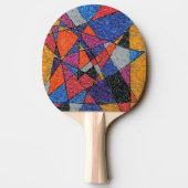 Raquette De Ping Pong "Or et bijoux" Ping Paddle Abstrait (Dos)