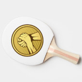 Raquette De Ping Pong Or pauvre (Côté)