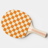 Raquette De Ping Pong Orange & Crème Vichy (Côté)