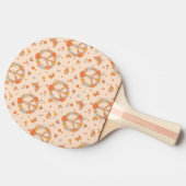 Raquette De Ping Pong Orange Peace Floral (Côté)