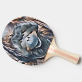 RAQUETTE DE PING PONG ORANGUTAN (Côté)