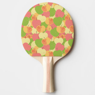 Raquette De Ping Pong Ornement avec des pommes