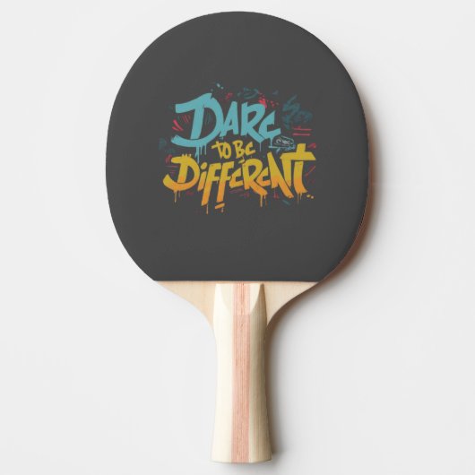 Raquette De Ping Pong Oser être différent (Devant)