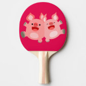Raquette De Ping Pong OUI ! ! Pagaie Ping Ping Pigs Cartoon (Devant)