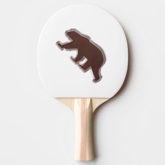 Raquette De Ping Pong Ours Brown (Devant)