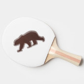 Raquette De Ping Pong Ours Brown (Côté)