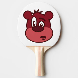 RAQUETTE DE PING PONG OURS DE VISAGE FUNNY